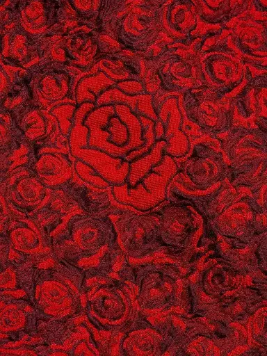 Saloni Women's Boa-B Floral Sleeveless Brocade Minidress - Scarlet Rose | Thumbnail 7 Saloni Women's Boa-B Floral Sleeveless Brocade Minidress - Scarlet Rose | Thumbnail 7