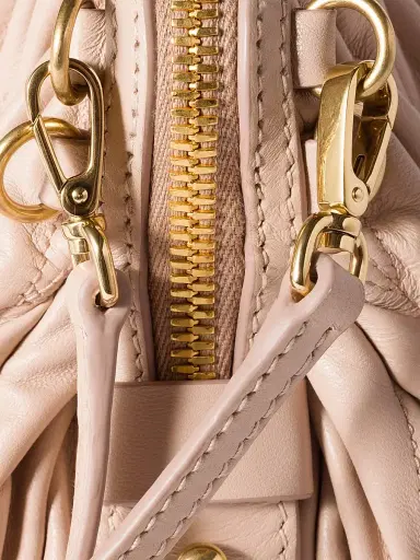 Miu Miu Women's Matelassé Nappa Leather Shoulder Bag - Pink | Thumbnail 5