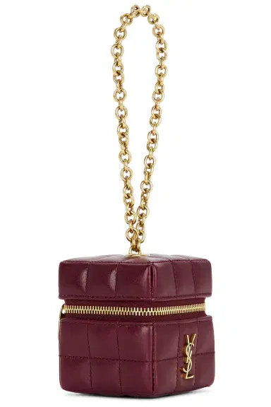 Saint Laurent Mini Cube Box With Chain | Thumbnail 4
