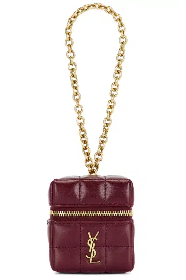 Saint Laurent Mini Cube Box With Chain | Thumbnail 1