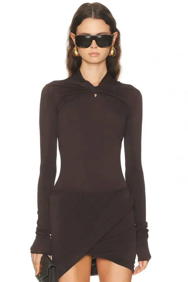 RICK OWENS LILIES Kairo Long Sleeve Top