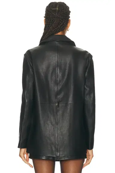 RENGGLI Leather Blazer | Thumbnail 4
