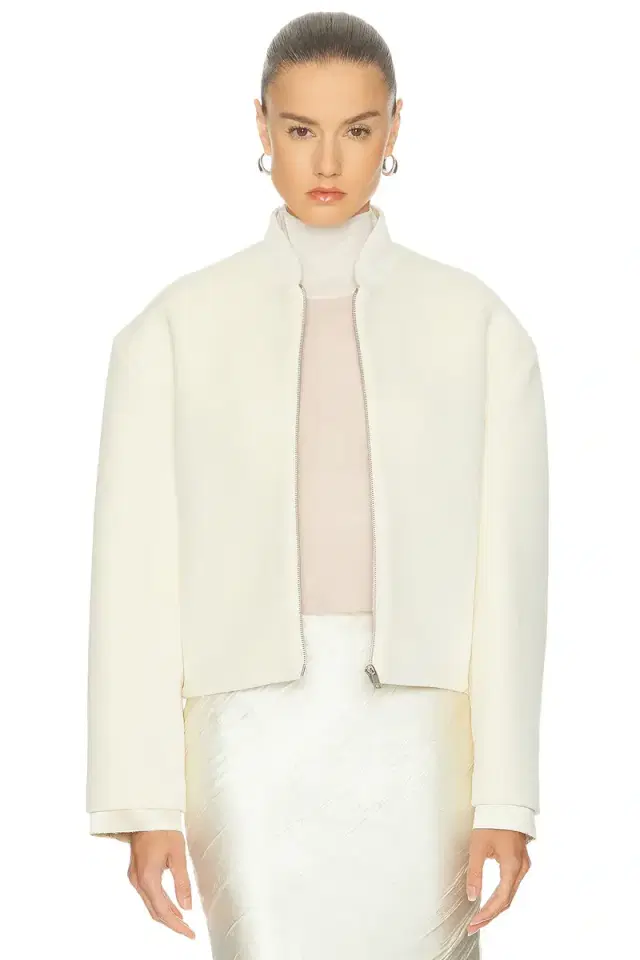 Jil Sander Velvet Zip Up Jacket