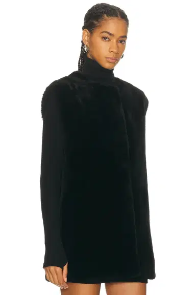 TOTEME Plush Shearling Vest | Thumbnail 2