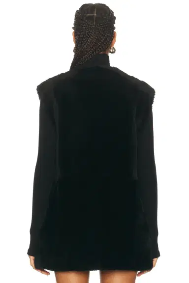 TOTEME Plush Shearling Vest | Thumbnail 3