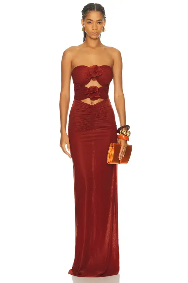 MARIANNA SENCHINA Wild Orchid Dress