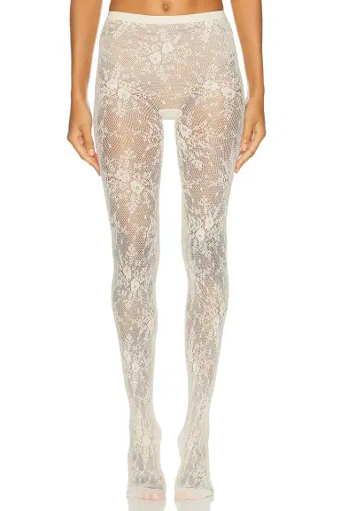 SWEDISH STOCKINGS Rosa Lace Tights | Thumbnail 1