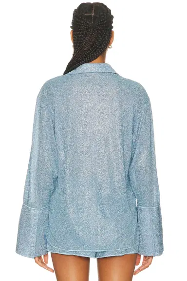 Oséree Glazed Lumiere Sleeve Shirt | Thumbnail 3