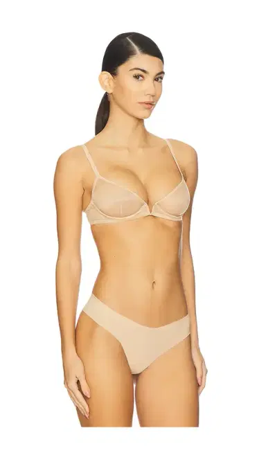 Commando Chic Plunge Underwire Demi Cup | Thumbnail 2 Commando Chic Plunge Underwire Demi Cup | Thumbnail 2