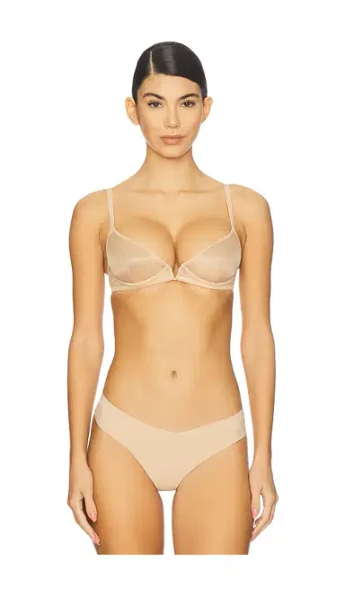 Commando Chic Plunge Underwire Demi Cup | Thumbnail 1 Commando Chic Plunge Underwire Demi Cup | Thumbnail 1