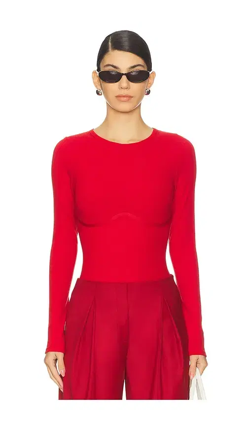 Hourglass Rib Longsleeve Bodysuit