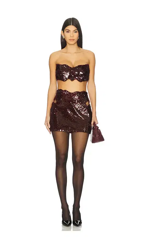 Mother of All Butterfly Sequins Mini Dress