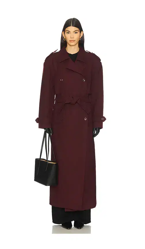 Mother of All Brooklyn Long Trench Coat