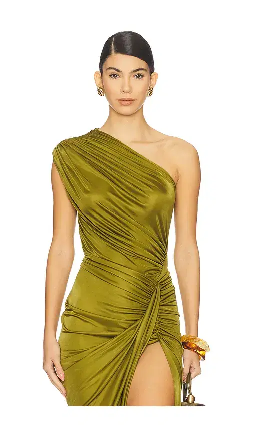 Atlein Asymmetric Draped Bodysuit