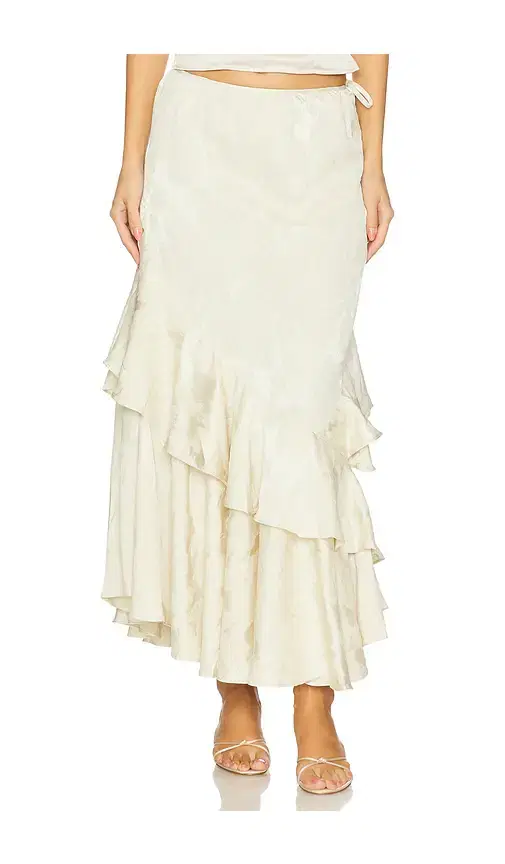 Free People Autumn Promenade Maxi Skirt