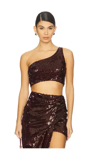 Mother of All Lauren Sequins Crop Top | Thumbnail 1