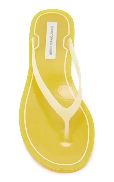 Christopher Esber Jo PVC Flip Flop Sandals | Thumbnail 3 Christopher Esber Jo PVC Flip Flop Sandals | Thumbnail 3