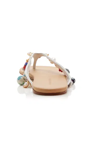 Christopher Esber Memento Leather Flip Flop Sandals | Thumbnail 5 Christopher Esber Memento Leather Flip Flop Sandals | Thumbnail 5