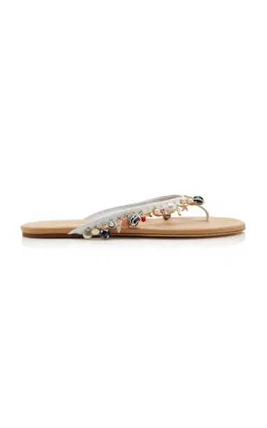 Christopher Esber Memento Leather Flip Flop Sandals | Thumbnail 8 Christopher Esber Memento Leather Flip Flop Sandals | Thumbnail 8