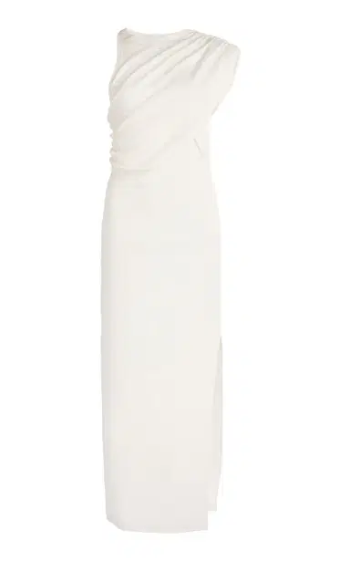 Courrèges Twisted Cotton-Knit Midi Dress | Thumbnail 1 Courrèges Twisted Cotton-Knit Midi Dress | Thumbnail 1
