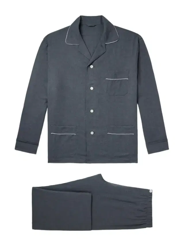 Thom Sweeney Cotton-Twill Pyjama Set - Men