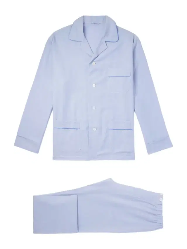 Thom Sweeney Cotton-Twill Pyjama Set - Men