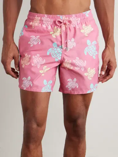 Vilebrequin Moorea Straight-Leg Mid-Length Printed ECONYL® Swim Shorts - Men | Thumbnail 2