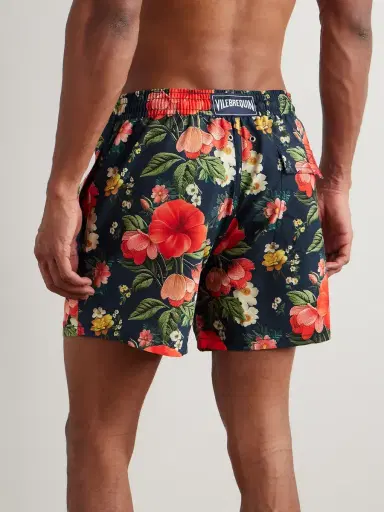 Vilebrequin Moorea Straight-Leg Mid-Length Printed Recycled Swim Shorts - Men | Thumbnail 3 Vilebrequin Moorea Straight-Leg Mid-Length Printed Recycled Swim Shorts - Men | Thumbnail 3