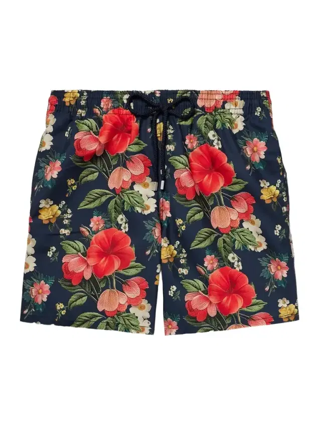 Moorea Straight-Leg Mid-Length Printed Recycled Swim Shorts - Men