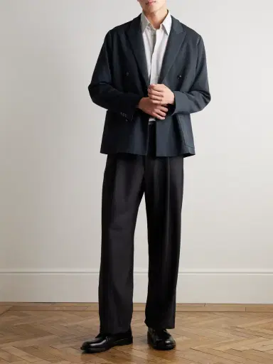 NN07 Jordin 10002 Double-Breasted Wool-Blend Twill Suit Jacket - Men | Thumbnail 2