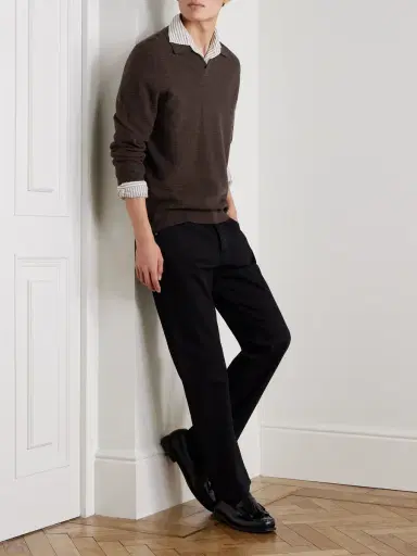 NN07 Paul 60019 Ribbed Organic Cotton Polo Shirt - Men | Thumbnail 2