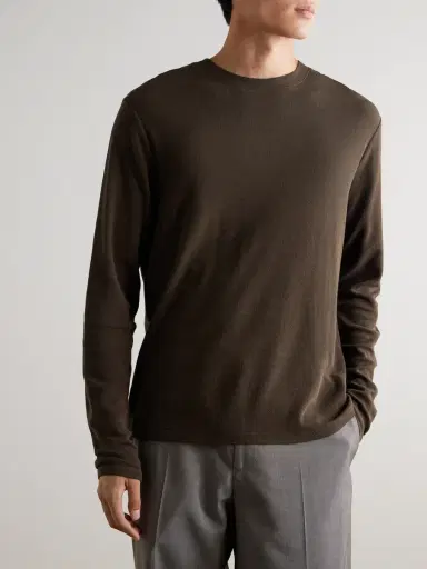 NN07 Clive Waffle-Knit Cotton and TENCEL™ Modal-Blend T-Shirt - Men | Thumbnail 3