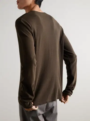 NN07 Clive Waffle-Knit Cotton and TENCEL™ Modal-Blend T-Shirt - Men | Thumbnail 4