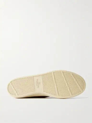 Valentino Garavani Shearling-Lined Suede Sneakers - Men | Thumbnail 3