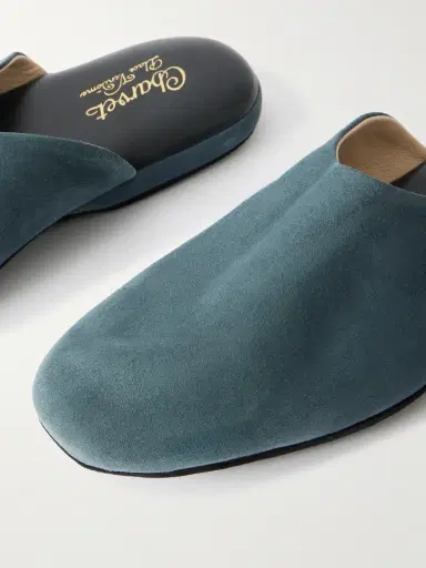 Charvet Suede Slippers - Men | Thumbnail 5