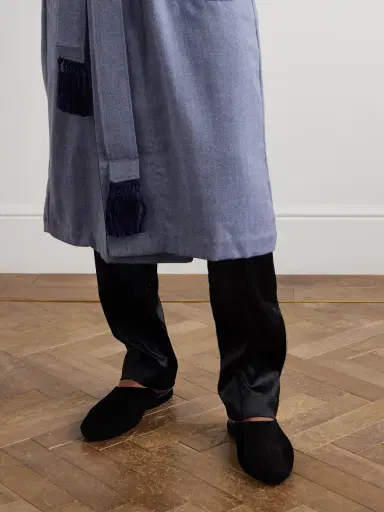 Charvet Suede Slippers - Men | Thumbnail 2
