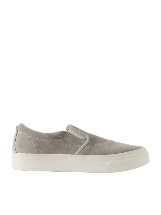 Lister Canvas-Trimmed Suede Slip-On Sneakers - Men