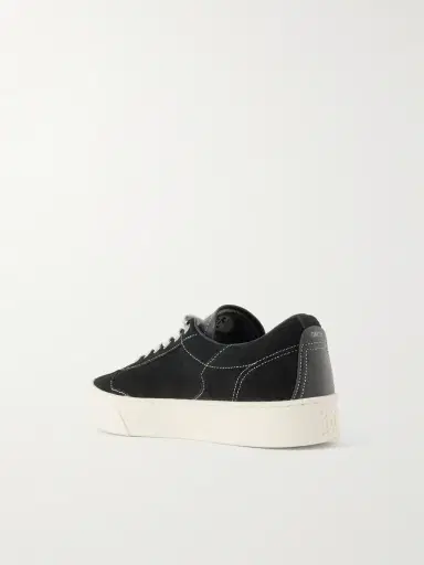Omni Dellow Leather-Trimmed Suede Sneakers - Men | Thumbnail 4
