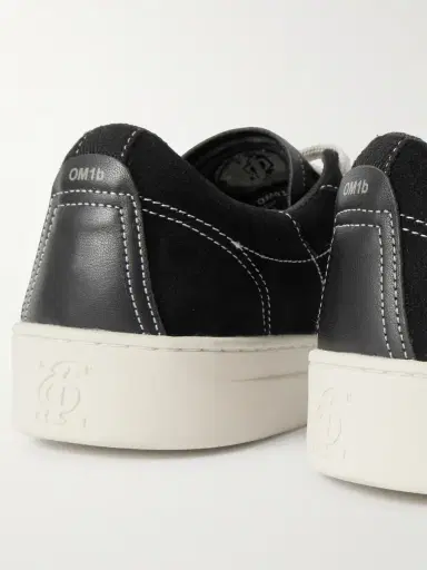 Omni Dellow Leather-Trimmed Suede Sneakers - Men | Thumbnail 5