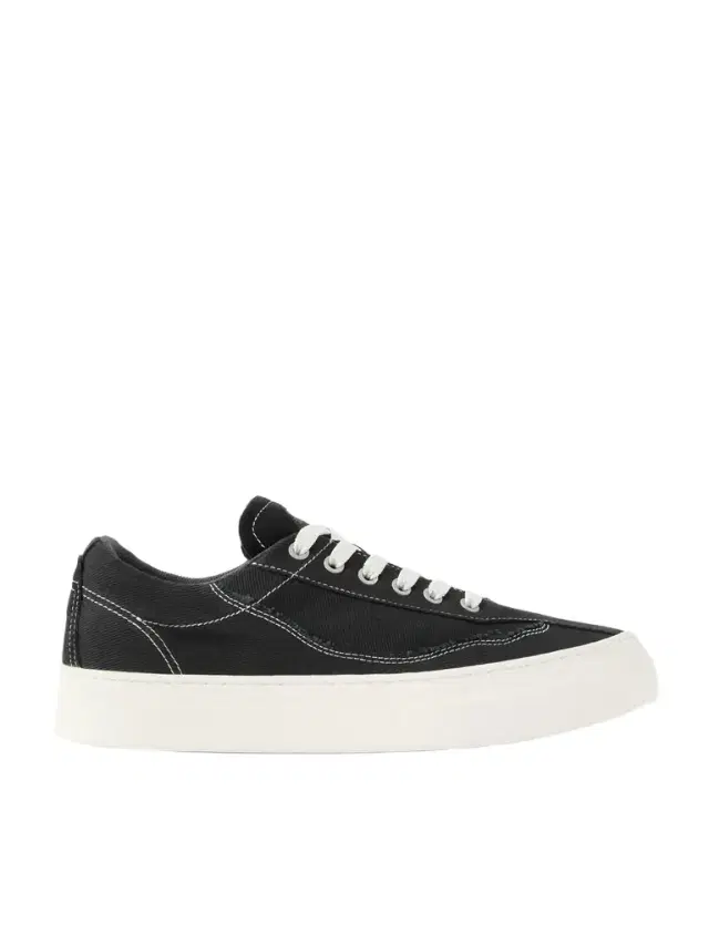 Omni Dellow Leather-Trimmed Distressed Drill Sneakers - Men