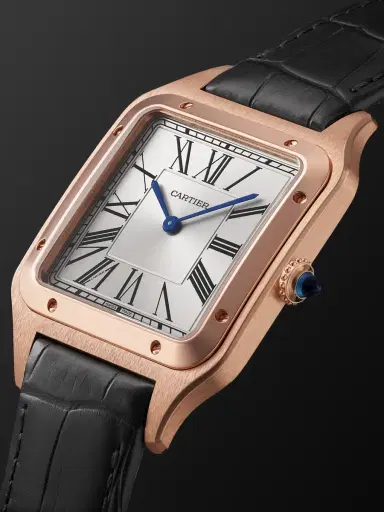Cartier Santos-Dumont Extra-Large 18-Karat Rose Gold Watch, Ref. WGSA0032 - Men | Thumbnail 3 Cartier Santos-Dumont Extra-Large 18-Karat Rose Gold Watch, Ref. WGSA0032 - Men | Thumbnail 3