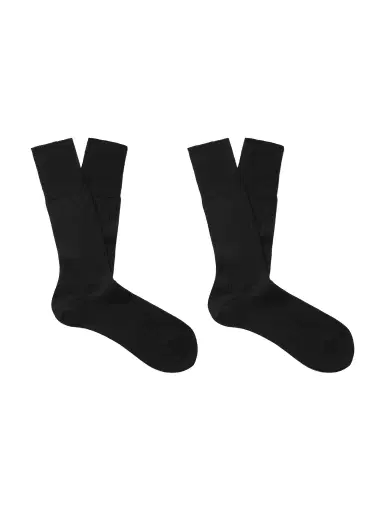 FALKE Finest Two-Pack Ribbed Cashmere-Blend Socks - Men | Thumbnail 1