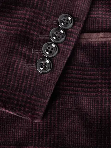 Brunello Cucinelli Slim-Fit Satin-Trimmed Prince of Wales Checked Cotton-Velvet Tuxedo Jacket - Men | Thumbnail 4 Brunello Cucinelli Slim-Fit Satin-Trimmed Prince of Wales Checked Cotton-Velvet Tuxedo Jacket - Men | Thumbnail 4