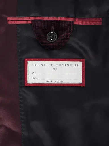 Brunello Cucinelli Slim-Fit Satin-Trimmed Prince of Wales Checked Cotton-Velvet Tuxedo Jacket - Men | Thumbnail 5 Brunello Cucinelli Slim-Fit Satin-Trimmed Prince of Wales Checked Cotton-Velvet Tuxedo Jacket - Men | Thumbnail 5