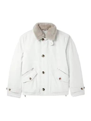 Brunello Cucinelli Shearling-Trimmed Shell Jacket - Men | Thumbnail 1 Brunello Cucinelli Shearling-Trimmed Shell Jacket - Men | Thumbnail 1