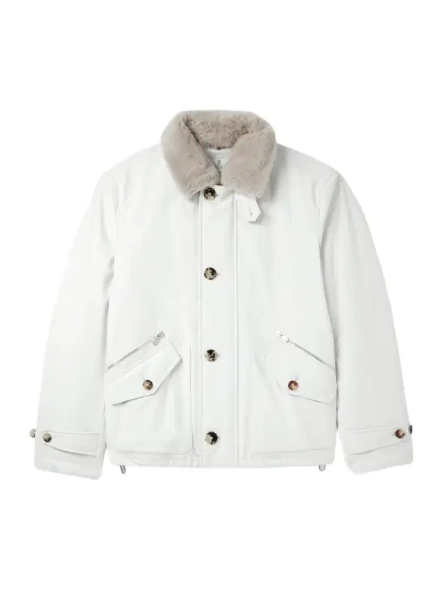 Brunello Cucinelli Shearling-Trimmed Shell Jacket - Men