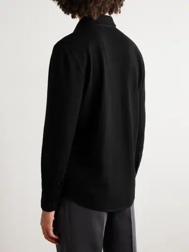 Brunello Cucinelli Wool, Cashmere and Silk-Blend Shirt - Men | Thumbnail 4