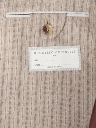Brunello Cucinelli Striped Cashmere and Silk-Blend Suit Jacket - Men | Thumbnail 5 Brunello Cucinelli Striped Cashmere and Silk-Blend Suit Jacket - Men | Thumbnail 5