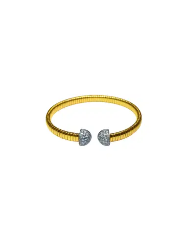 Wish Fine Jewelry 1.04ct Diamond 14K Gold Cuff Bangle Bracelet | Thumbnail 1 Wish Fine Jewelry 1.04ct Diamond 14K Gold Cuff Bangle Bracelet | Thumbnail 1
