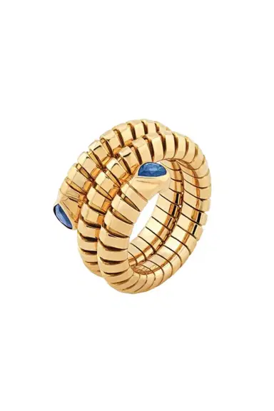 Marina B Blue Sapphire Trisola Spiral Ring | Thumbnail 5 Marina B Blue Sapphire Trisola Spiral Ring | Thumbnail 5
